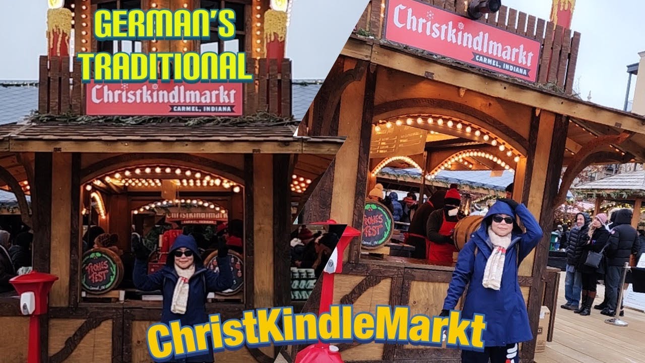 Traditional German ChristKindlMarkt Carmel, Indiana 2022 