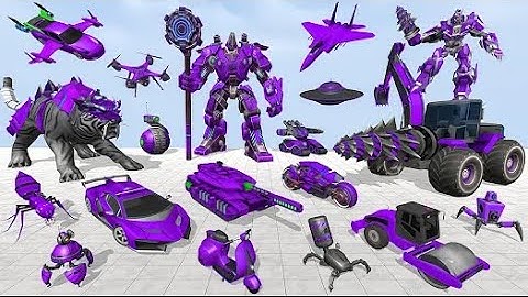 Police Tiger Robot Car 3d Game - Android GamePlay- New Update | Walk through a Game