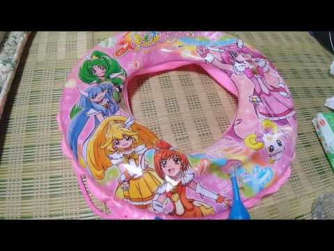 スマイルプリキュアうきわ　55cm　　ある程度空気抜き