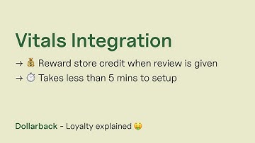 How to Reward Product Reviews with Store Credit | Vitals x Dollarback Integration (Shopify Tutorial)