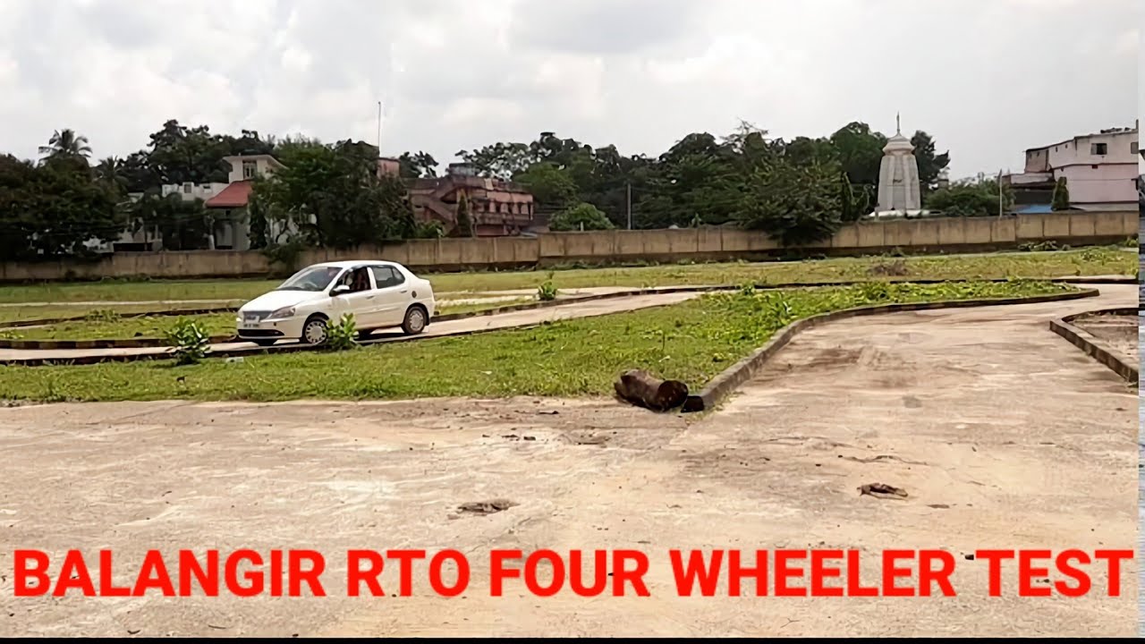 Balangir rto four wheeler driving test - YouTube