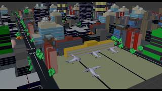 3D Low-Poly City Landscape for Game Development | Full Environment Ready for Unreal & Unity