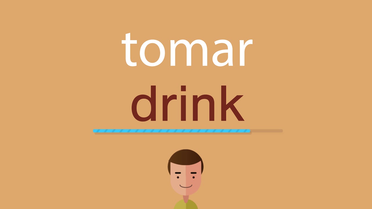 Cómo decir "tomar" en inglés - YouTube