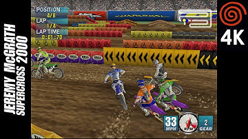 Jeremy McGrath Supercross 2000 (4K / 2160p) | Redream Emulator (Premium) on PC | Sega Dreamcast