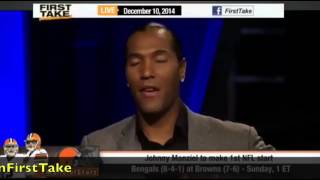 First Take   Johnny Manziel To Start Sunday