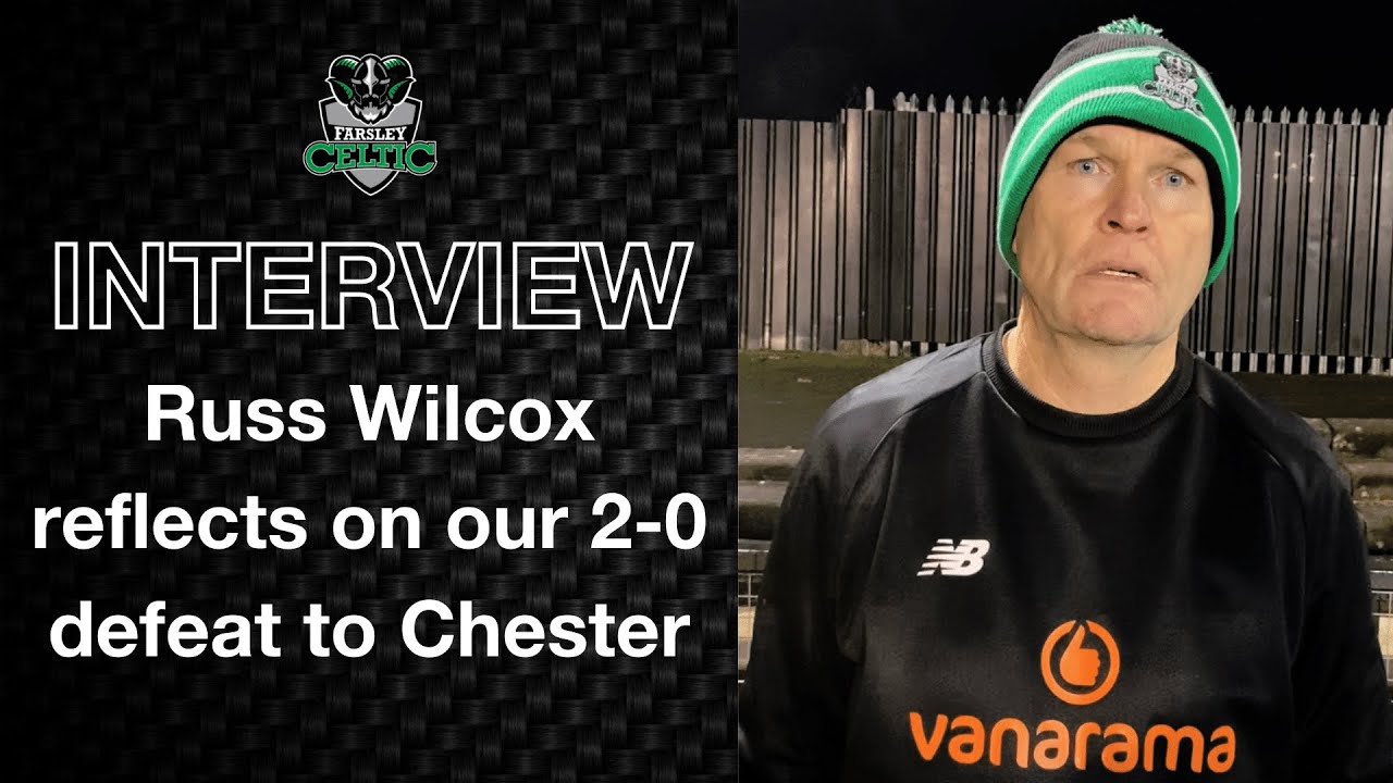 Read the full article - Post-Match Reaction: Russ Wilcox vs Chester (H)