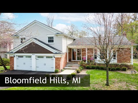 3611 Halla Ln, Bloomfield Hills, MI home video tour
