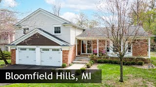 Tour of 3611 Halla Ln Bloomfield Hills MI Real Estate Homes