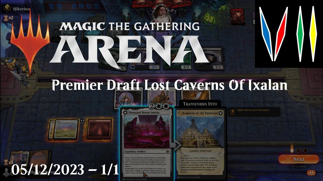 MTG Arena Premier Draft Lost Caverns Of Ixalan (05/12/2023) YouTube
