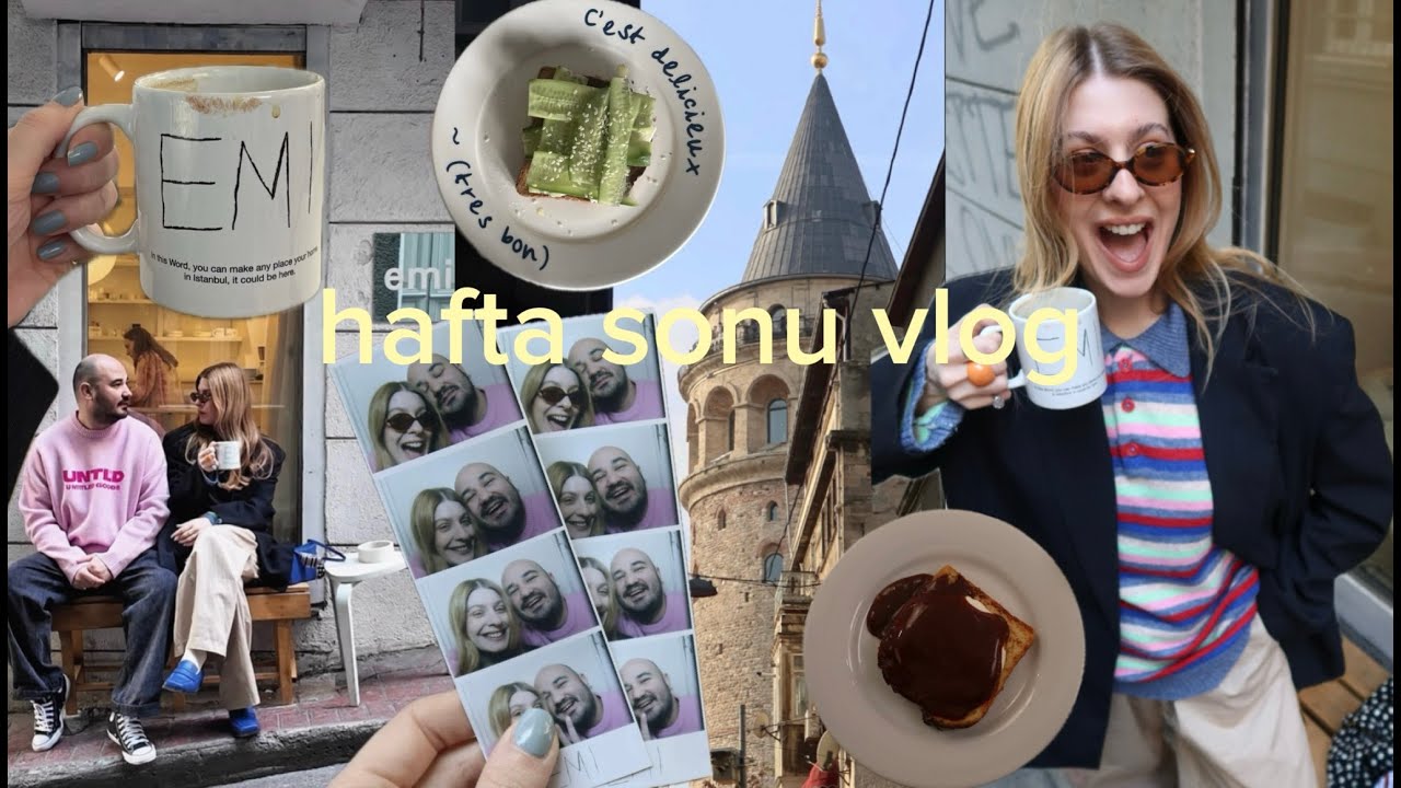 hafta sonu vlog | beyoğlu'da bir gün, evde koşturmalı bir pazar