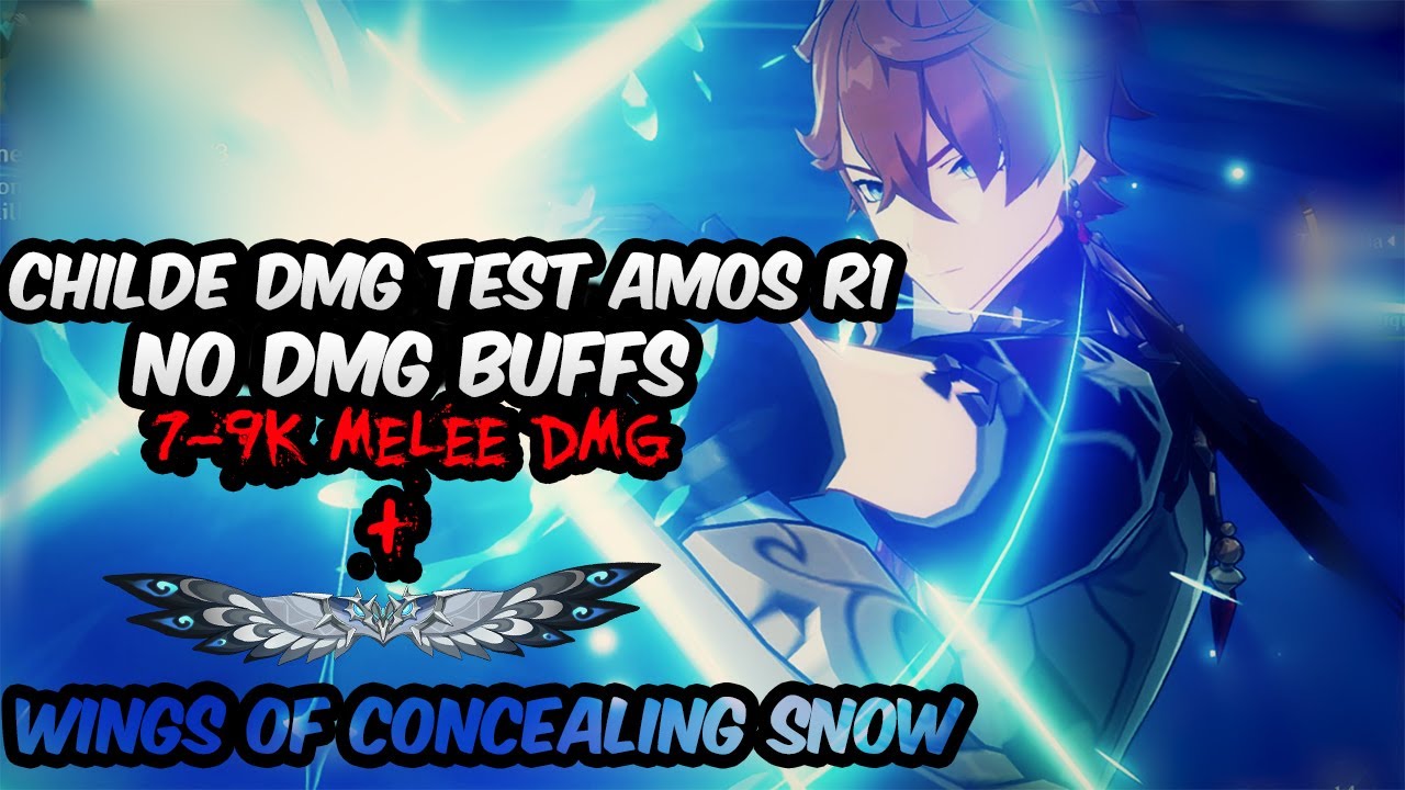 Childe Amos Bow R1 Solo Play No Dmg Buffs Genshin Impact Youtube