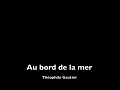 Au Bord De La Mer De Théophile Gautier 