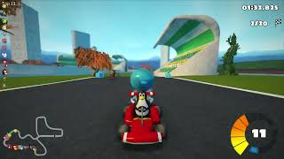 SuperTuxKart - RT5 Lime Windland, 20 laps, reverse