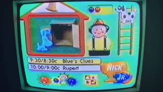 Nick Jr. Up Next (2x)/Blues Clues Bumper #4 (May 15, 1997)