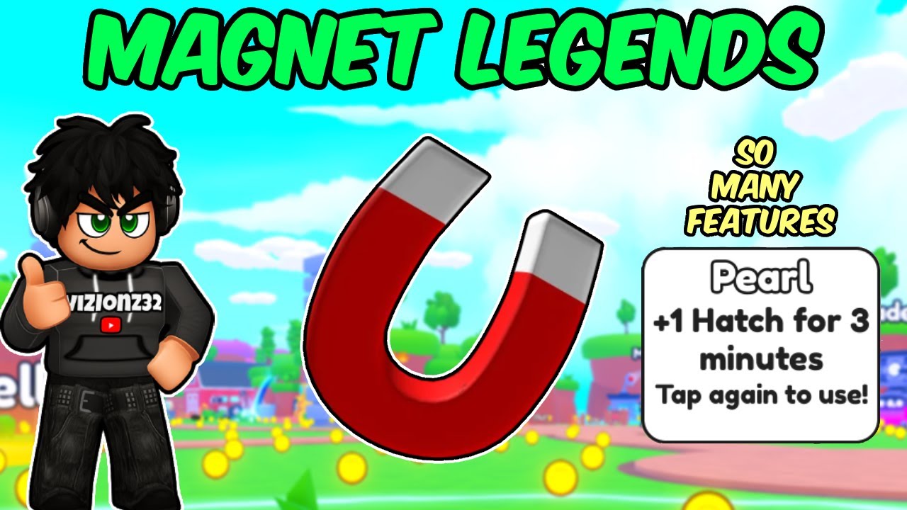В Magnet Legends так много функций! | (Roblox)