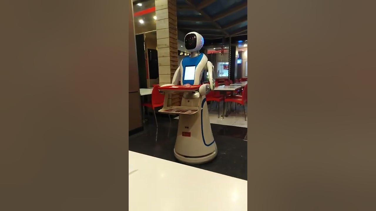 robot serving food YouTube