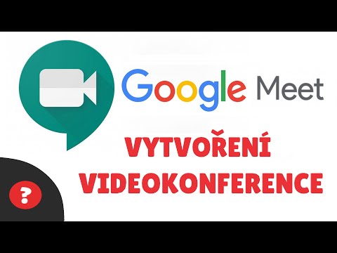 Jak vytvořit VIDEOKONFERENCI v GOOGLE MEET | Návod | CHROME | PC