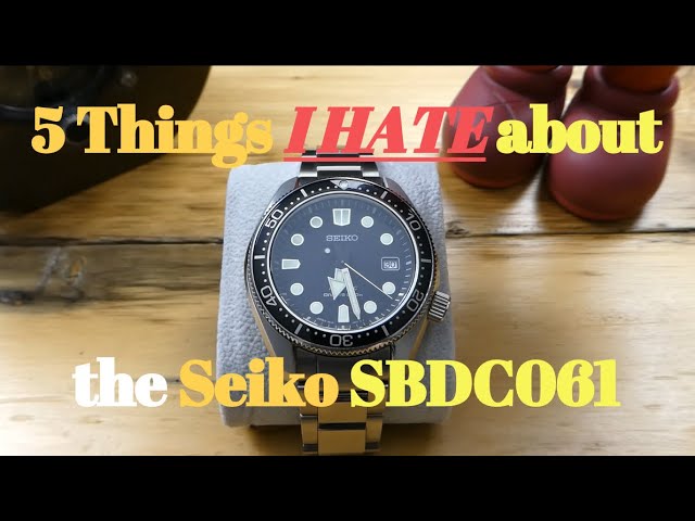 SEIKO 5 things i hate about my SBDC061 Baby Marinemaster 200 - YouTube