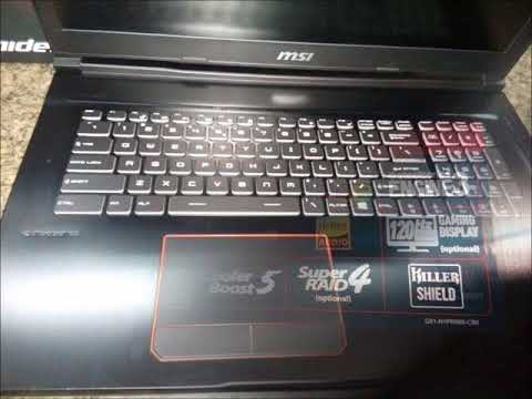 Unboxing MSI GE73 7RD-020PH RAIDER