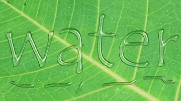 Water text Effect || Adobe Photoshop 7.0 tutorial  / Sanjana computer classes