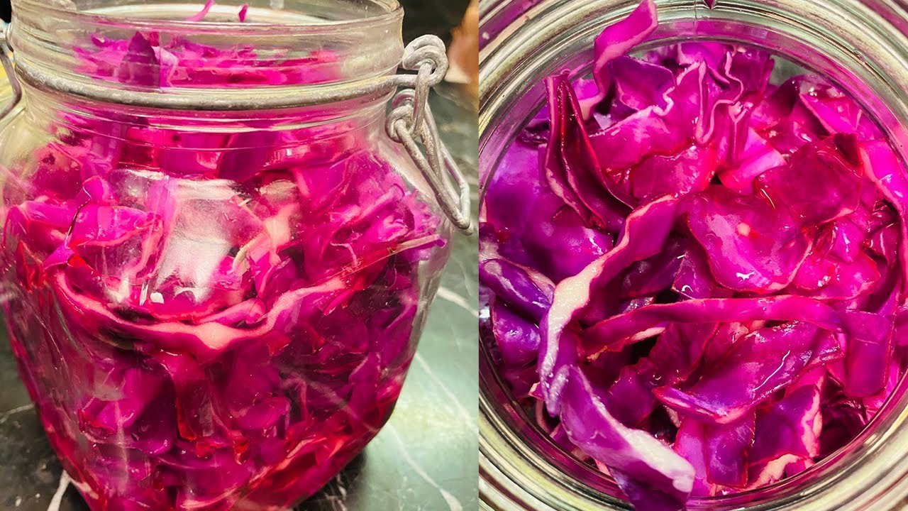 طريقة عمل مخلل الكرنب الأحمر | سنة أولى طبخ مع الشيف آلاء الجبالي