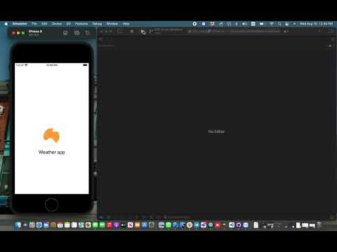 Screen Recording 2022.08.10 at 12.40.25 PM Alexey Zakharov 👨‍💻 Weather App 🌦️ Swift, IOS 📱