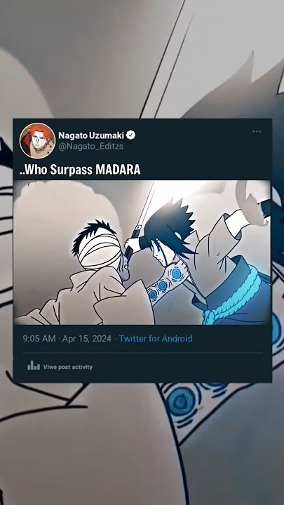 Did Sasuke surpass Madara?🤔 #shorts #short