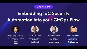 GitOps and Cloud Security with AWS, Bridgecrew, and GitLab