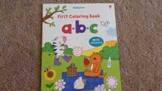 First Coloring Book - ABCs
