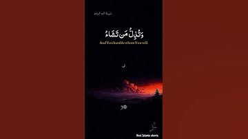 تلاوة خاشعة لآية "قُلِ اللهم مالكَ الملك" تهزّ القلوب | ترتيل مؤثر يريح القلب 📖💚