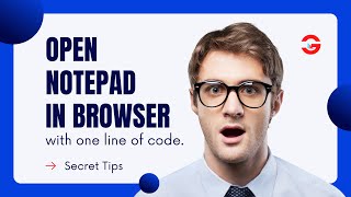 Online Notepad on browser in One Line of Code | Codelopment | Tips And Trick