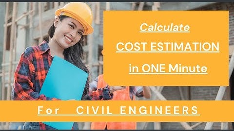 Calculate Building Estimation in ONE Minute | Home Cost Estimation in EXCEL | The Baba Group