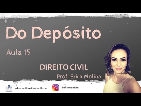 AULA 15 - DO DEPÓSITO