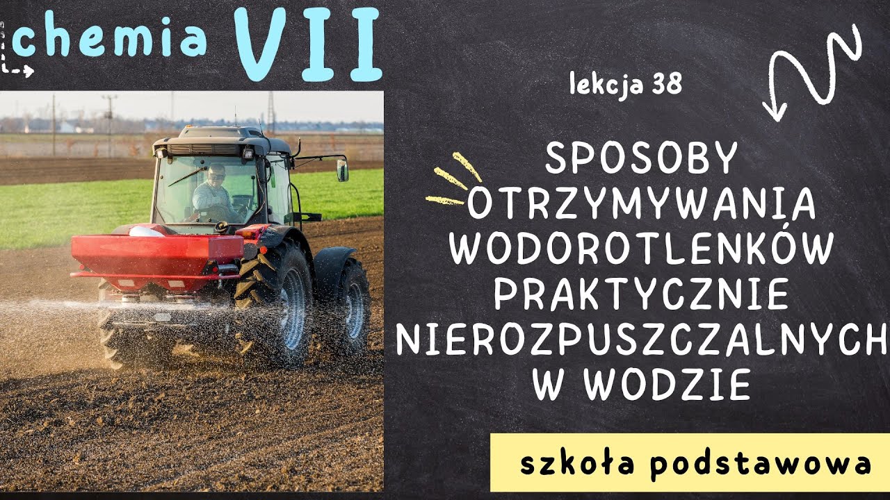 Chemia klasa 7 [Lekcja 38  - Sposoby otrzymywania wodorotlenków praktycznie nierozpuszczalnych...]