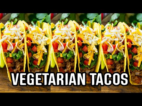 VEGETARIAN TACOS 🌮🌮 | TACOS RECIPE | How to make PERFECT MEXICAN TACOS | EASY VEGETARIAN TACOS 🌮🌮