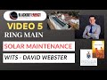 Solar maintenance  wits  david webster  5  ring main circulation