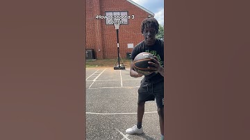 How to shoot a 3 pointer