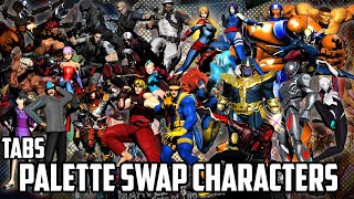 UMVC 3 Palette Swap  One Combo With Every Palette Swap Character
