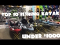 Top 10 Fishing Kayaks Under $1000