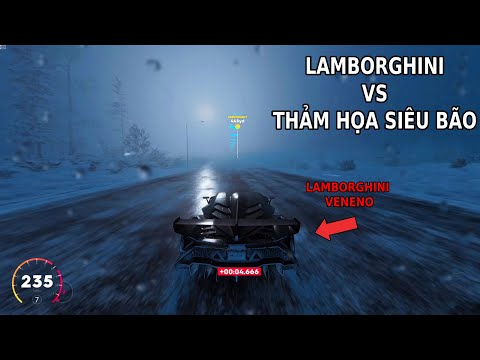 LAMBORGHINI VENENO sinh tồn trong THẢM HỌA SIÊU BÃO TUYẾT | GNDTT | The Crew 2