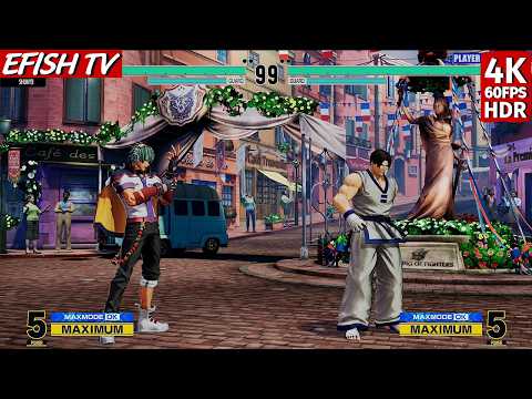 Shun'ei vs Kim Kaphwan (Hardest AI) - KOF XV