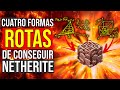 Cuatro formas ROTAS de conseguir Netherite - Minecraft 1.16