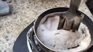Melting Potassium Nitrate Youtube