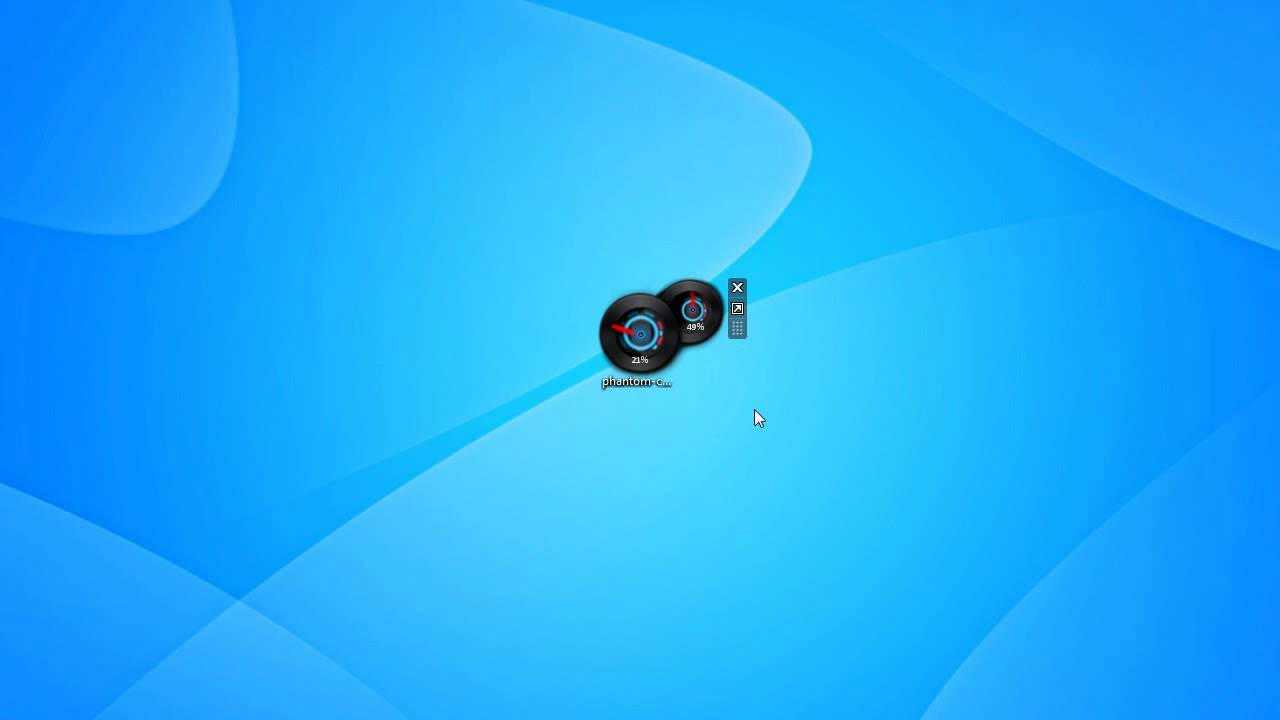 Phantom CPU Windows 7 Sidebar Gadget - YouTube