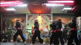 Pencak Silat Rampak Putri Sinar Pusaka Putra Raksa Jagat Perahu Layar HUT RI 78