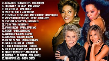 Thumbnail of The Best of Anne Murray, Barbra Streisand, Diana Ross, Dionne Warwick & More 🎶  Non Stop Playlist