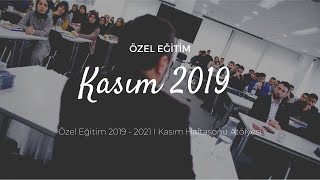 Kasım 2019 - Özel Eğitim I Igmg Students