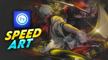 Speed Art | Anime Gfx C4d Andorid - Photoshop Touch Android
