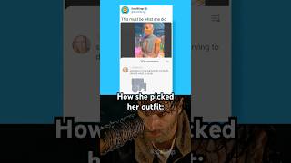 She chose the bathroom mat 🛀