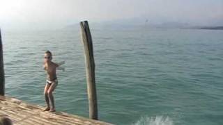 Odhran backflip off the pier